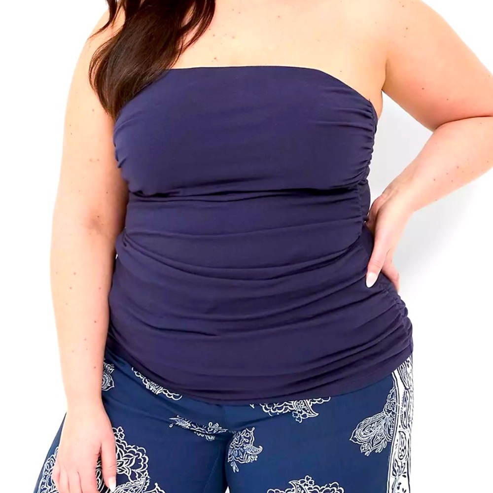 Ruched Tube Top NWT